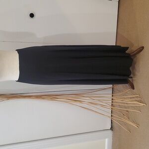 Eileen Fisher Silk Peated Maxi Skirt Size L